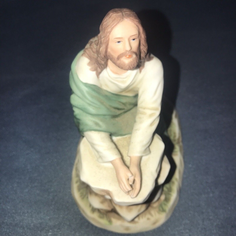 Home Interiors Figurine Jesus In The Garden Greatest Stories Ever Told 1495